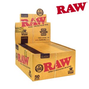 Raw Classic King Size Wide Box of 50