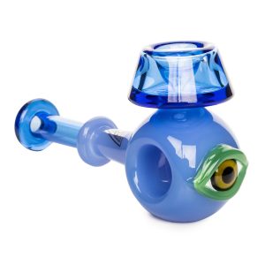 5" Illuminati Hand Pipe Periwinkle + Sapphire Blue