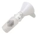 Glass Bowl Karma 14mm Heavy Cone (White)