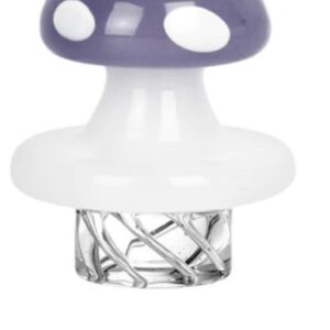 Red Eye Glass  Purple Mushroom Whirlpool Carb cap
