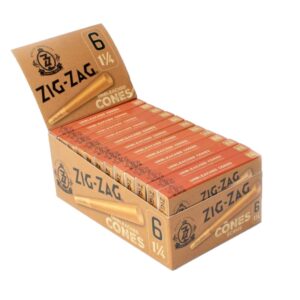Unbleached 1 1/4 Cones 6pc