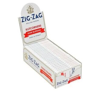 (Dont Use, Old SKu) Zig Zag Kutcorners Slow Burning Rolling Papers - 25ct