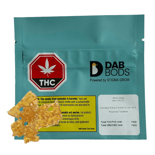 Dab Bods Rippin Razz 2.0 1g Shatter