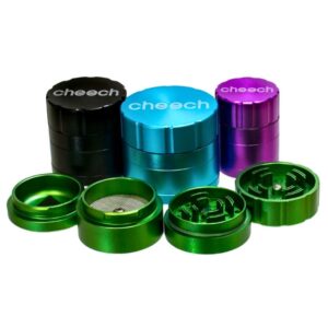 Cheech 42mm 4-Piece Bold Matte Grinder (Green)
